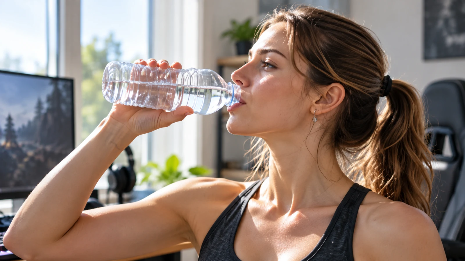 Hydration While Gaming practical illustration