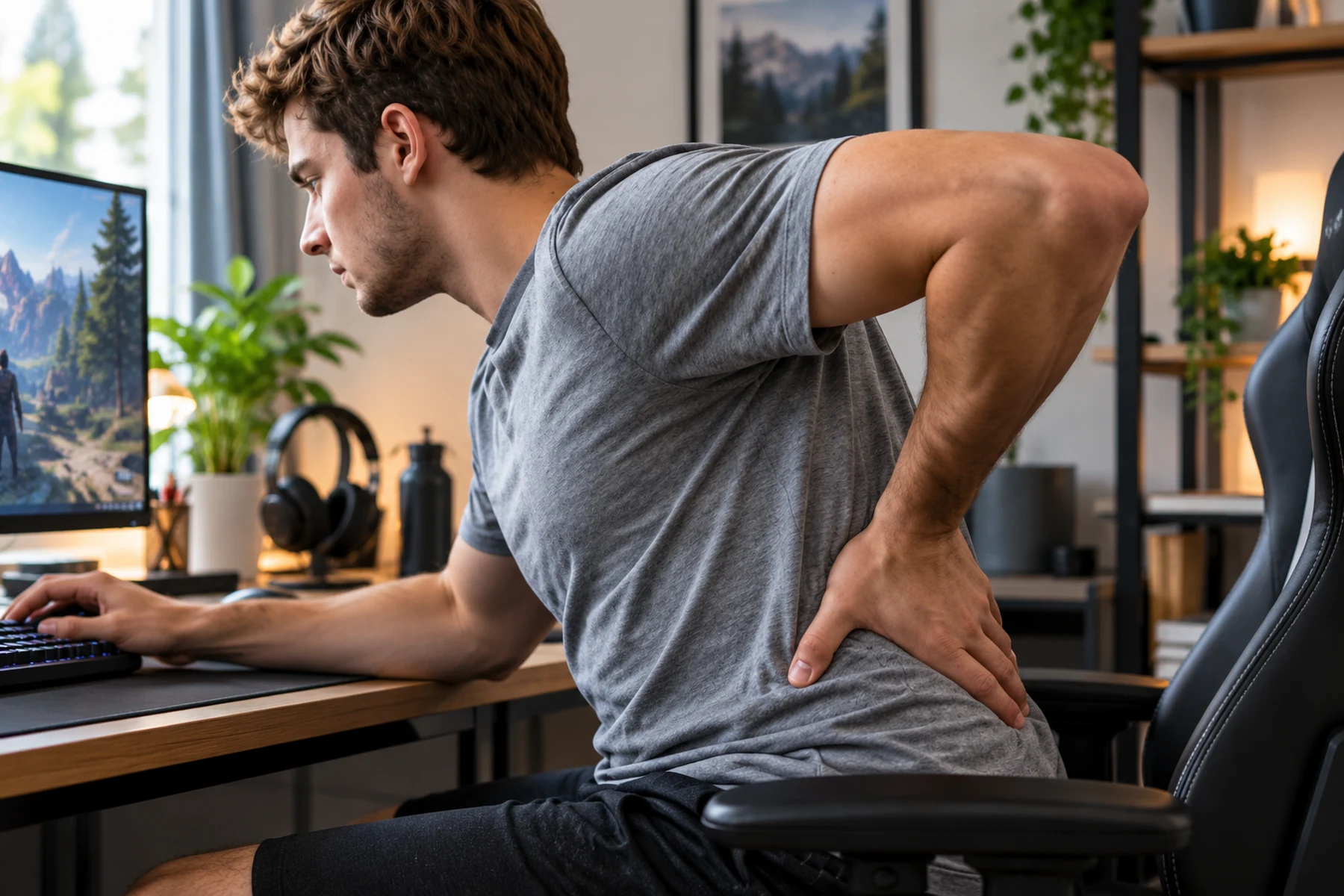 Gaming Posture and Back Pain