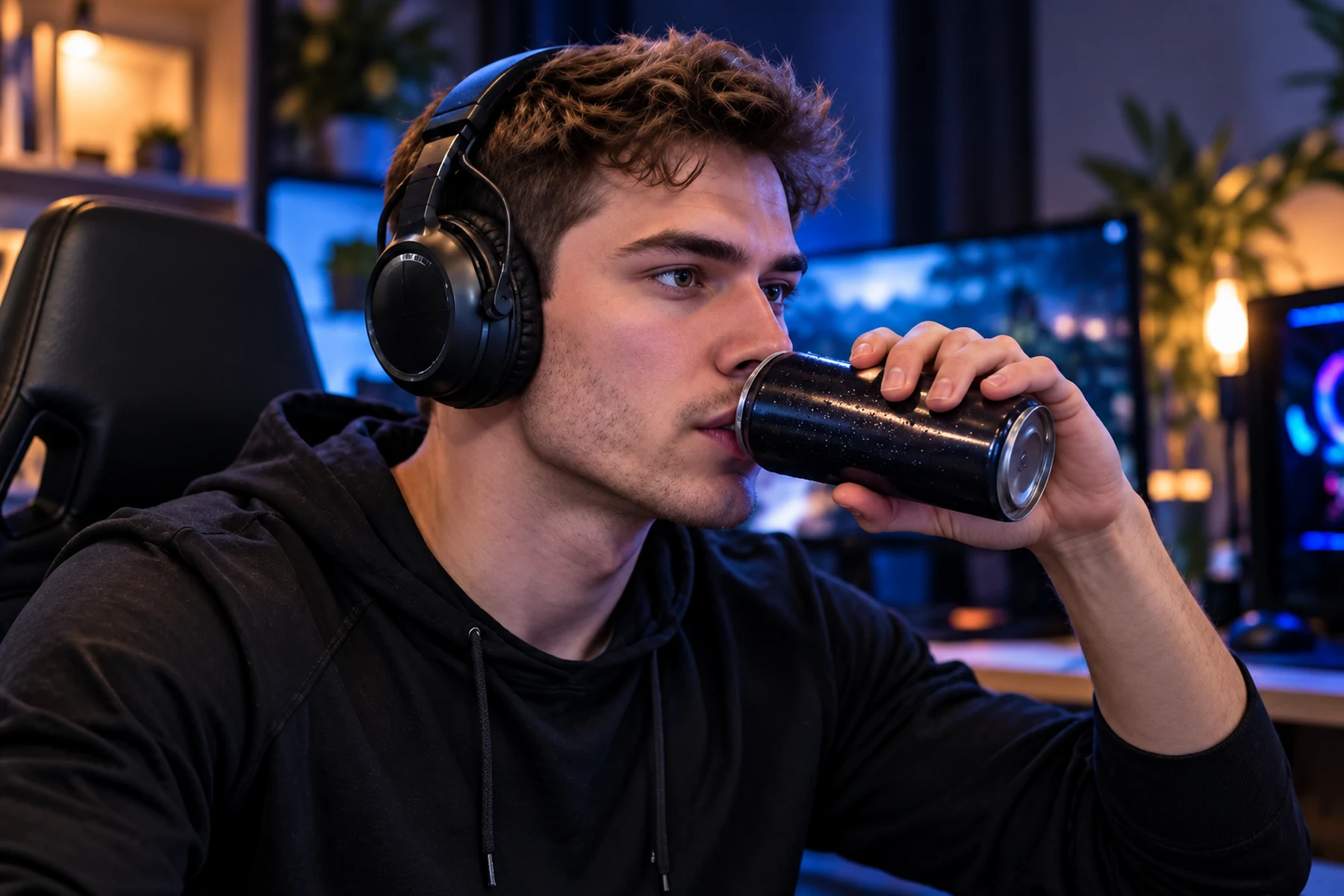 Energy Drinks During Gaming