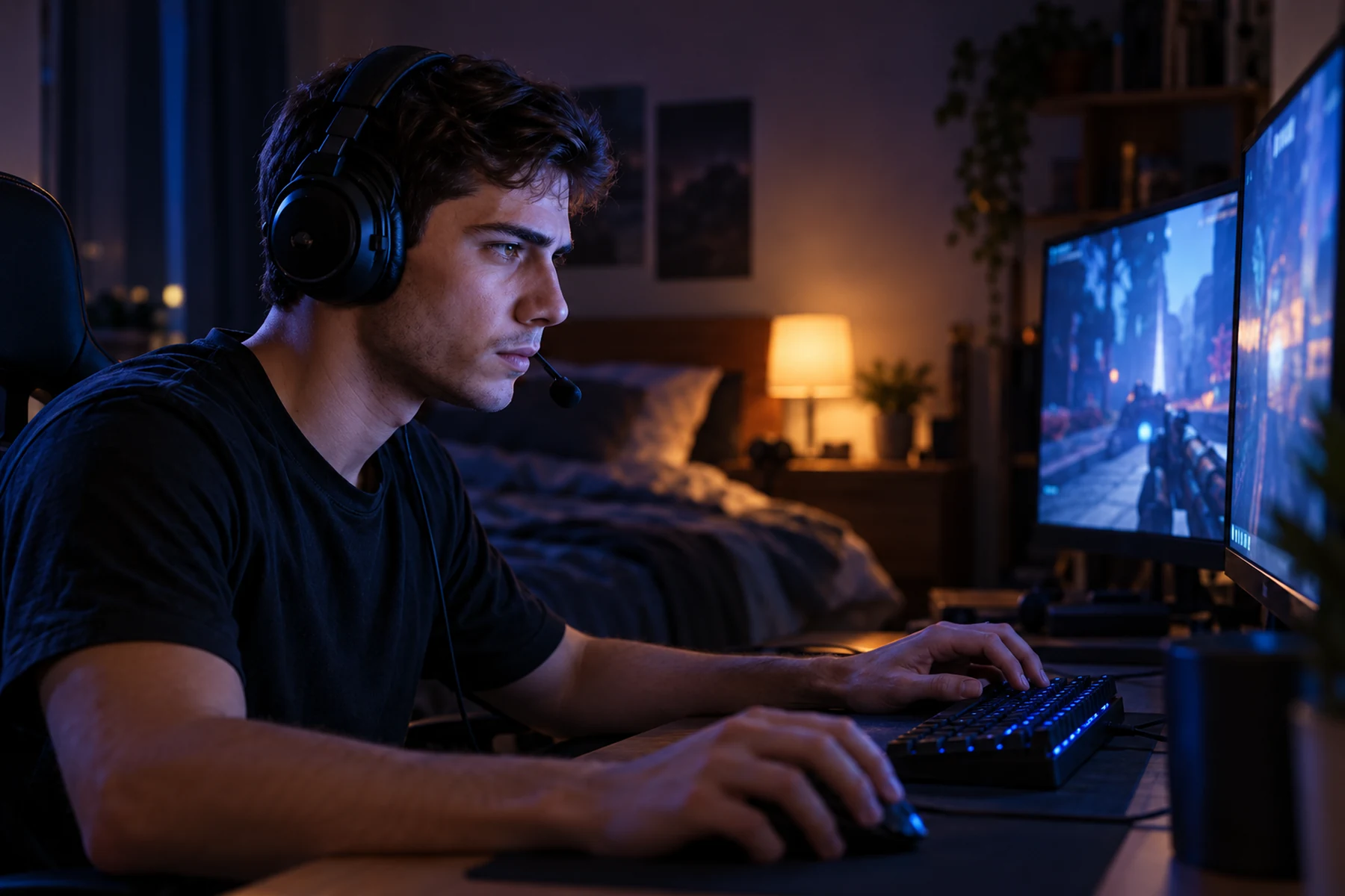 Gaming Before Bed